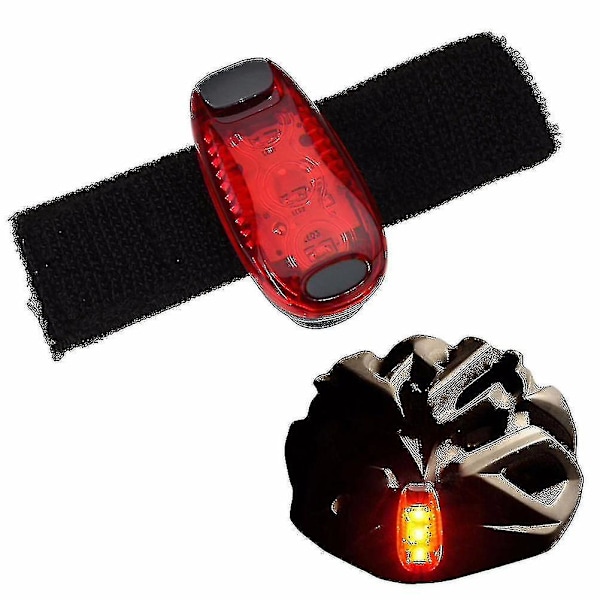 4 stk. sikkerheds LED-lys til løbere, cykler, hunde, børn, både Blinkende/advarsels strobe høj synlighed clip-lys til løb, gåture, jogging (blå[YJD]