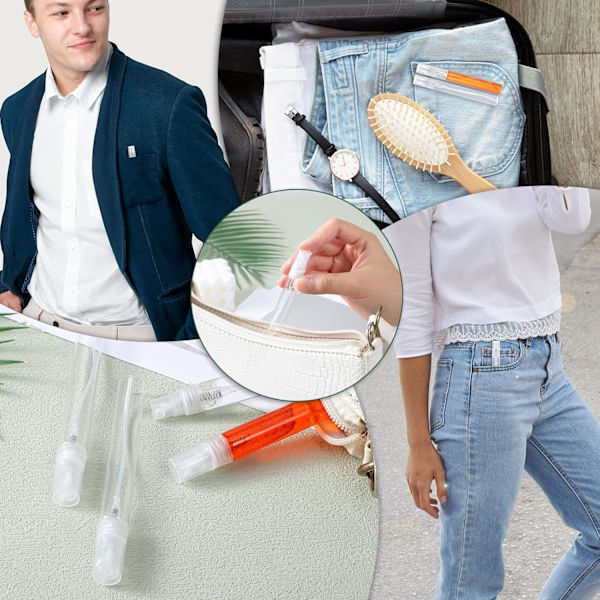10 delar sprayflaskor, liten minisprayflaska med 3 stycken droppsprayflaskor, små sprayflaskor för påfyllning av parfymspraydiffusor Sma[YJD]
