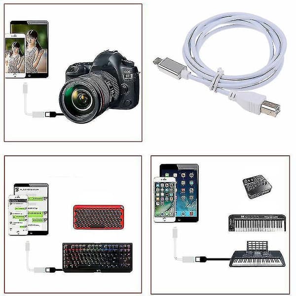 MIDI-koskettimistomuunnin iPhone 7/8/X, iPadille - USB 2.0 -kaapeli [YJD]