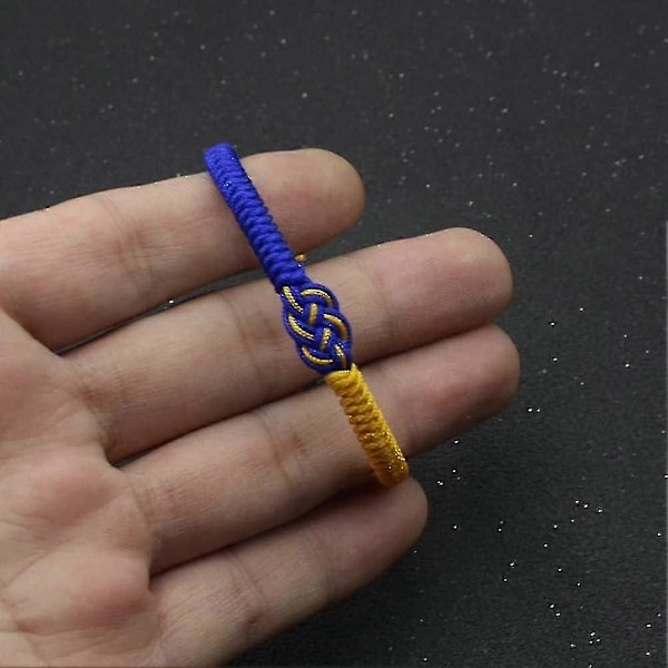 Ukraina Flagga Armband Blå Gul Vänskapsarmband Gåva Parr Knut Smycken Armbandsstil 1[HK] COLOR 1