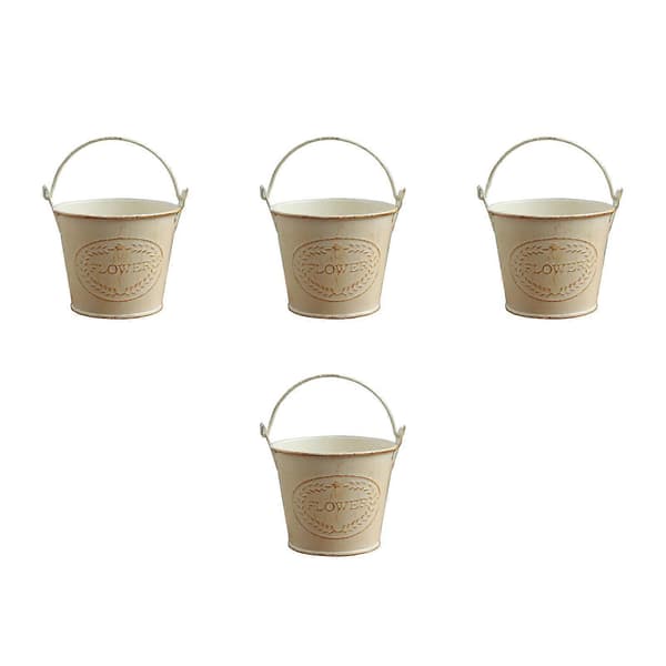 Blomkruka Shabby Chic Blomhinkar i järn för blommor 4-delars set[YJD]