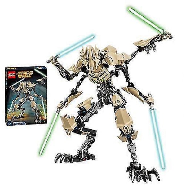 Figurin Delicate Star Wars General Grievous Byggklossar Actionfigur Leksak för Barn 32 cm  (YJD)