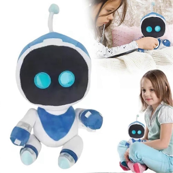 Astro Bot Plyschleksak - Mjuk Fylld Dock Cuddly Comfort Leksaker för Barn, Perfekt Födelsedagspresent för Barn Pojkar Flickor_v (YJD) A