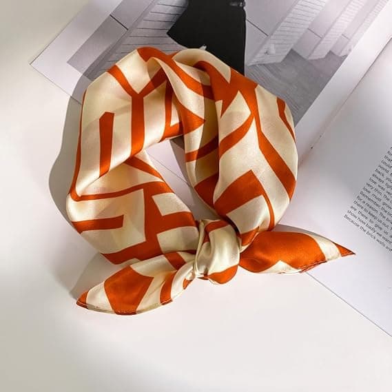 Sidenscarf för kvinnor i satintyg [YJD]
