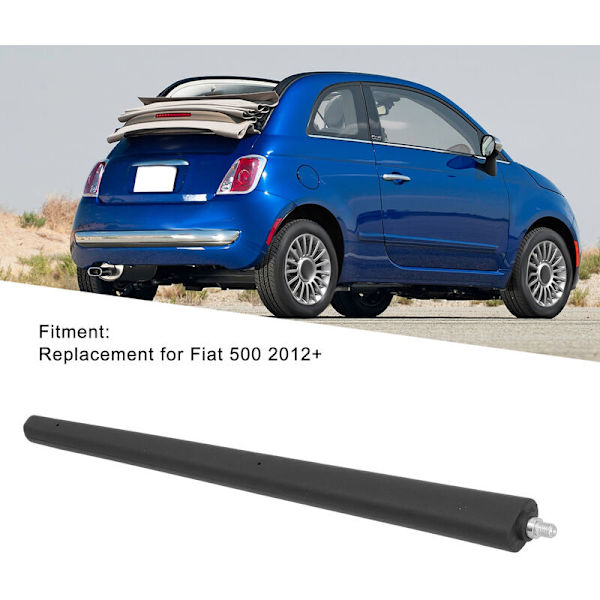 Bil AM FM-antenn 52019353 51910790 Svart gummi Ersättning för Fiat 500 2012 och framåt Fordon o Videoantenner