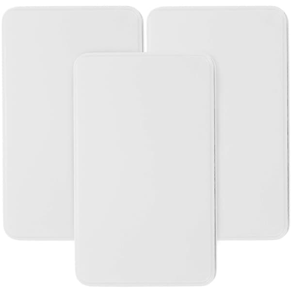 3 stk. liten blikkboks, tom rektangulær blikkboks, blikkbeholdere, blikkboks med lokk [YJD] White 19.00X12.00X4.80CM