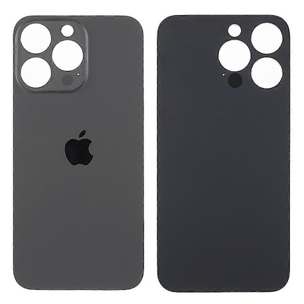 iPhone 13 Pro 6.1 tuuman akkukotelon suojuksen korjausosa (kameran linssirengasreiän vakiomalli [YJD] Black Black