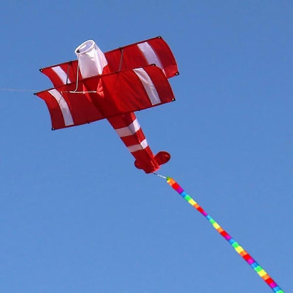 3D Drage Fly Drage Stor Biplan Drage Kjempe Flygende Drage Super Størrelse Polyester 3D Fly Drage[YJD]