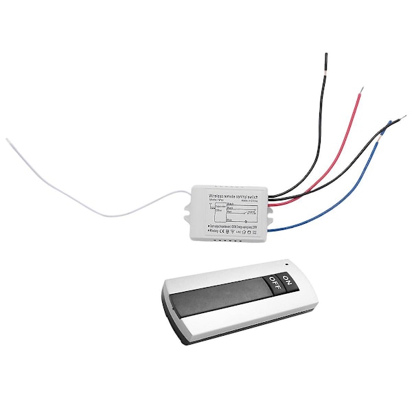 På/av 220v Trådløs Fjernkontrollbryter Digital Fjernkontrollbryter For Lampe & Lys Ht035