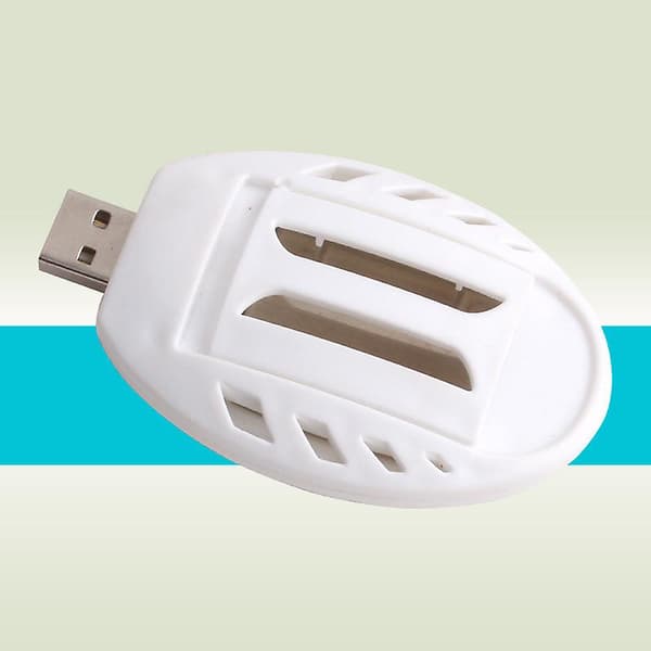 USB Hyttyskarkotin Hyönteisten Torjunta Hyttysmakulämmitin[YJD] White 1pc