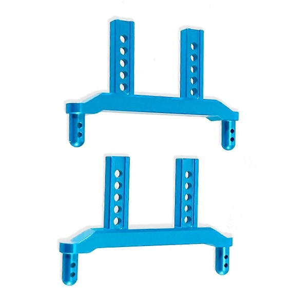 Aluminiumlegering Främre och Bakre Karossfäste för SCY 1/16 16101 16102 16103 16101PRO RC Bil Upgra[HK] Sky Blue