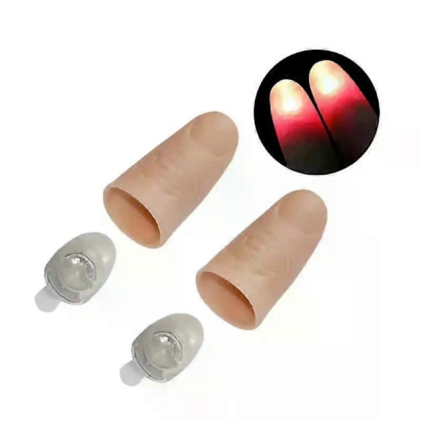 1/3/5 Paria Peukalot Led Valo Lelut Lapsille Maagiset Temppurekvisiitta Hauskat Vilkkuvat Sormet Fantastinen Hehkuva Lelu Lasten Valoisa Lahja[YJD] 05 1Pairs