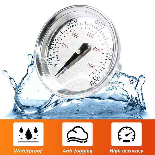 Weber Spirit 200 og 300 erstatningsgrilltermometer