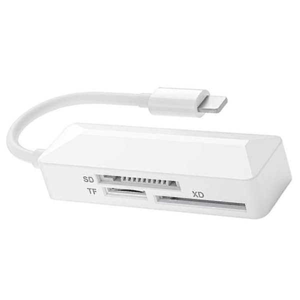 3-i-1 interface til XD-kortlæser til XD-hukommelseskortadapter SD-kort XD-billedkortlæser til T[YJD] White