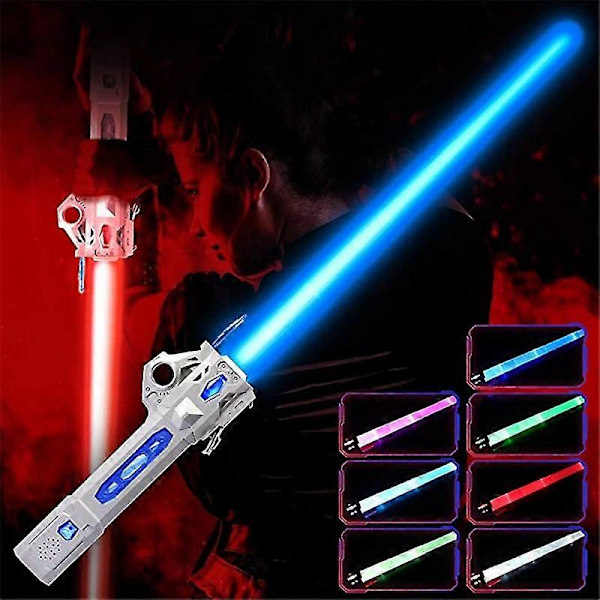 Lyssværd, 7 Farve Starwars Lyssværd med Fx Lyd [YJD]