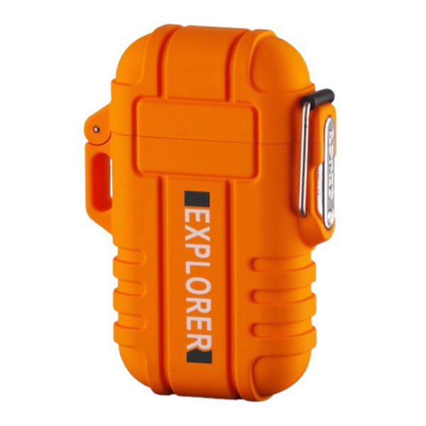 Elektrisk lighter, letvægts udendørs elektrisk lighter til lighterelskere [YJD] Orange