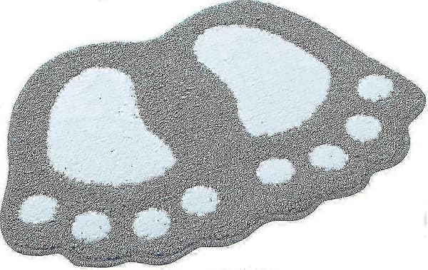 Sklisikker badematte, stor baderomsdusjmatte, raggete teppe, absorberende gulvmatte, dørmatte 25-26s[YJD]