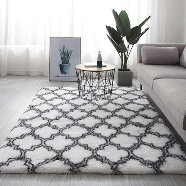 Mjuk Fluffig Hallmatta 60x200cm Vit[YJD]