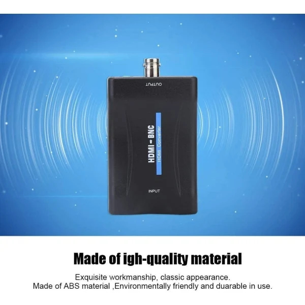HDMI till BNC Adapter 480i 576i Konverter Stöder NTSC PAL[YJD]