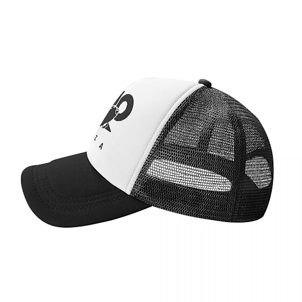 Punk Unisex Dc10 Ibiza Club Trucker Hat Voksen Justerbar Baseball Cap Kvinder Mænd Sport (YJD) Black