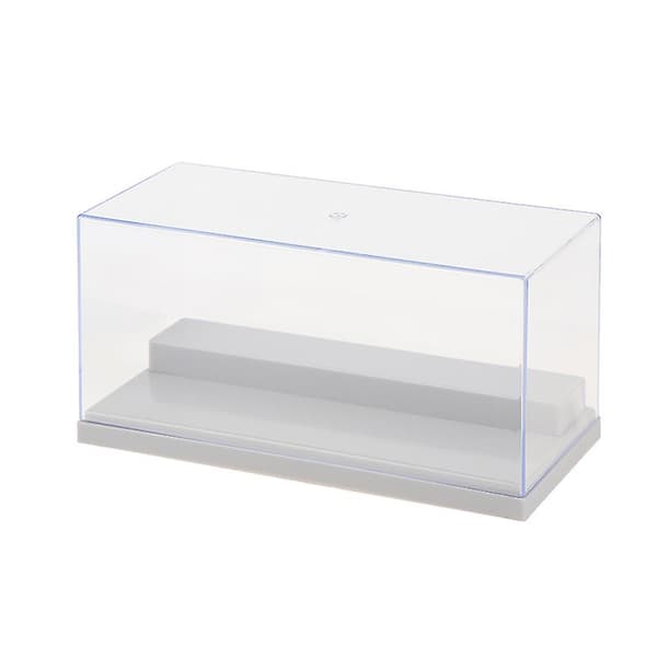 Akryl Display 2 Trin Case/boks Perspex Vitrineskab Støvtæt Til Actionfigurer[YJD] Gray 20*9.5*10cm