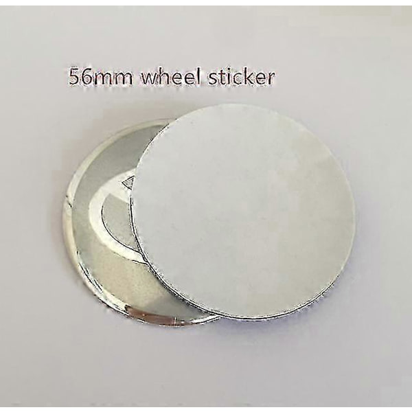 Nye 4 stk. 56 mm 60 mm 65 mm til Toyota bil hjulnav centerkapsel badge dækker emblem mærkat styling Acc[YJD] Red 56mm