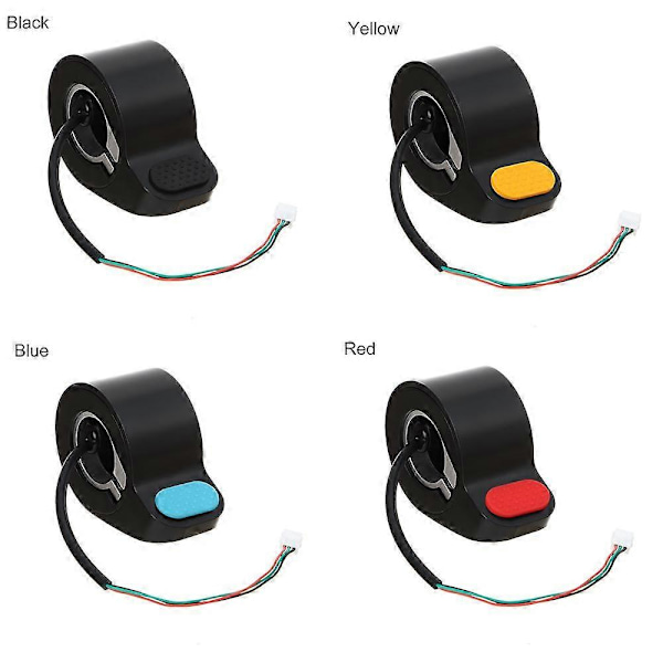 För Xiaomi M365/Pro/1S Elscooter Gasreglage Tumgas Kick Scooter Fingergas[YJD] black