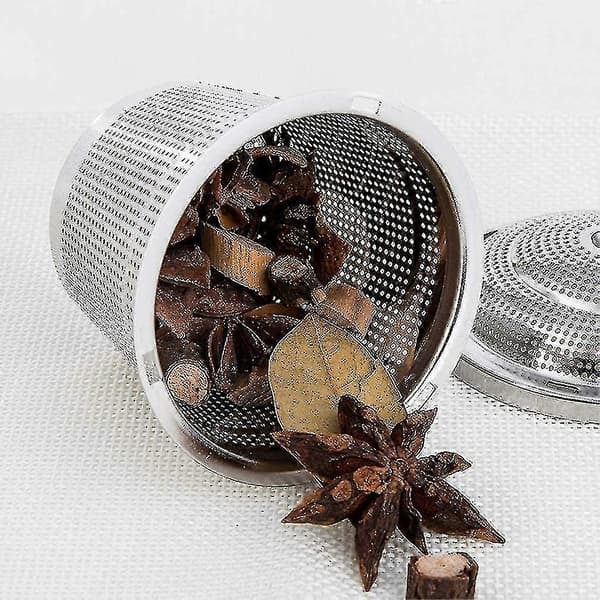 Tekannefilter i rustfritt stål, teinfuser, tekuler, tesil, kryddersil [YJD]
