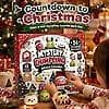 DIY Mochi Squishies Leksaker, Mjuka Giftfria TPR Långsamt Stigande Stresslindrande Sensorisk Leksak, 24-dagars Julkalender, Julklapp för Barn Black