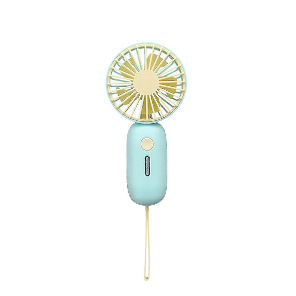 Kädessä pidettävät ladattavat pienet tuulettimet Kannettava tasku Kannettava pieni tuuletin[YJD] Mint Green
