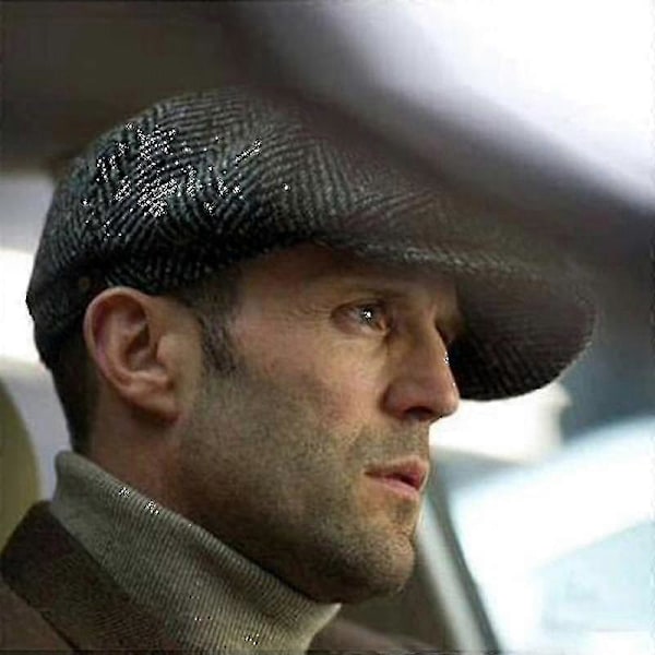 \"Ull Golf Kjøre Flat Beret Hatter\"[HK] L 58-60CM Gray