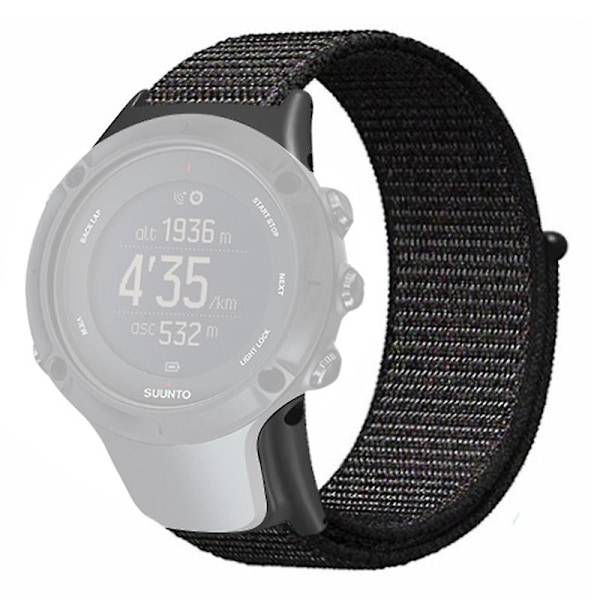 Remm for Sunnto Ambit3/Ambit3 Peak Klokkerem Nylon Sport Loop Klokkerem - Seashell Hvit  (FMY)