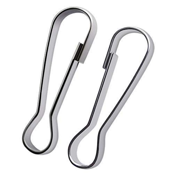 100 stk. Vårfjærkroker Snap Clip Hooks Små vårfjærspenner [kk]