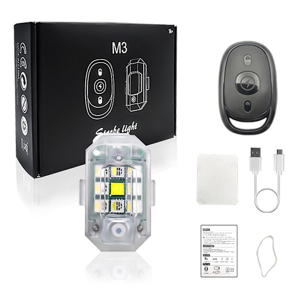 Høy Lysstyrke Trådløs LED-Blitslys, 7 Farger Blitslys & USB-Lading, Trådløse LED-Blitslys (YJD) color01 One light with remote control