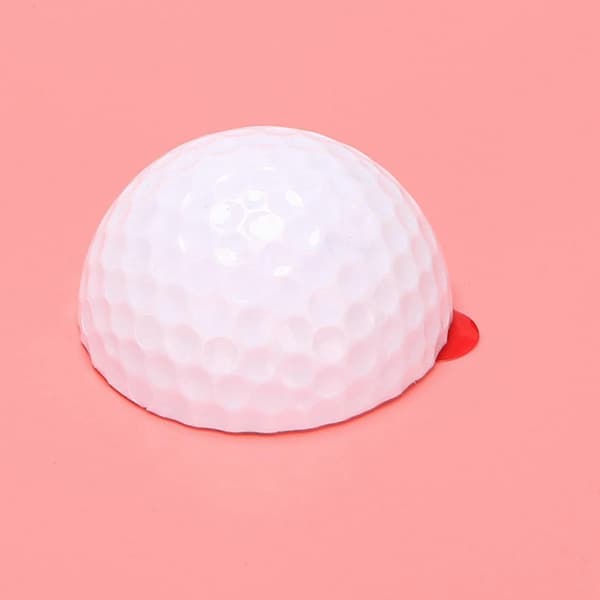 3D Prank Tricky Creative Glasfönsterdekaler Bil (vit Golf)[YJD]