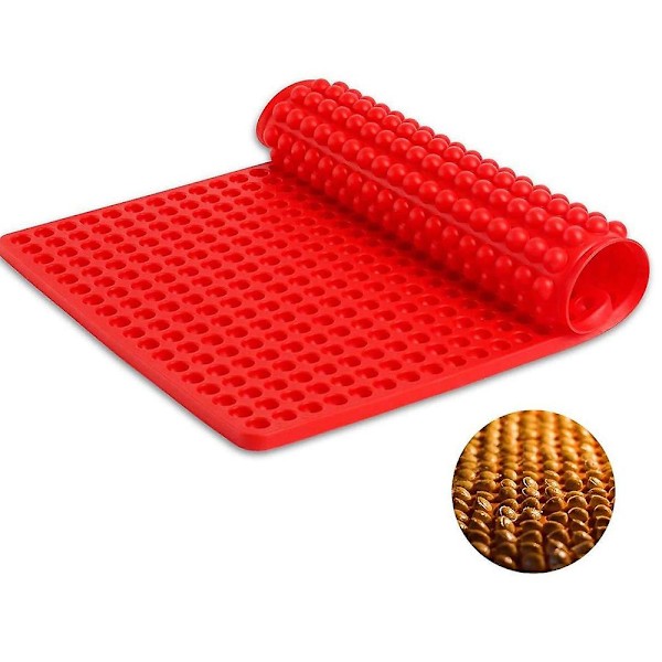 Bagemåtte i Silikon Macaronforme 468 Huller Kapacitet Macaron Bageplade Non Stick Silpat Forme Silikon Bagemåtte