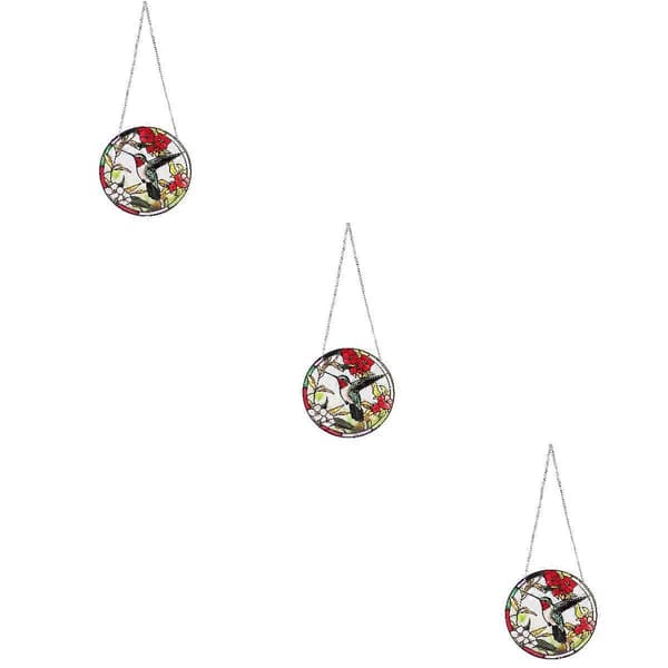 Kolibriformat hängande dekoration akrylprydnad 3-pack [YJD]