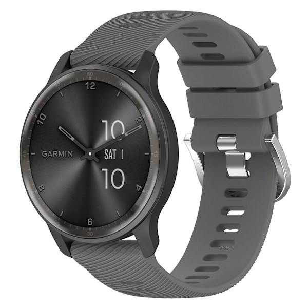 Silikon Urrem Til Garmin Venu SQ  (YJD) Dark Grey