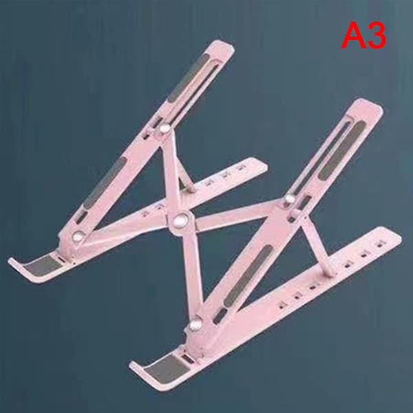Ny Bærbar Computer Stand Bærbar Holder Foldbar Plastik Til Notebook Tablet Stand[YJD] A3 1pc