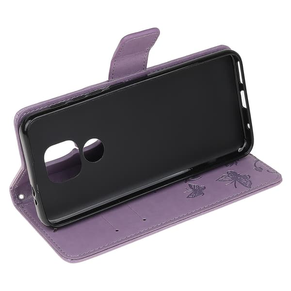 Motorola Moto E7 Plus nahkakotelo violetti[YJD] Purple 1pcs