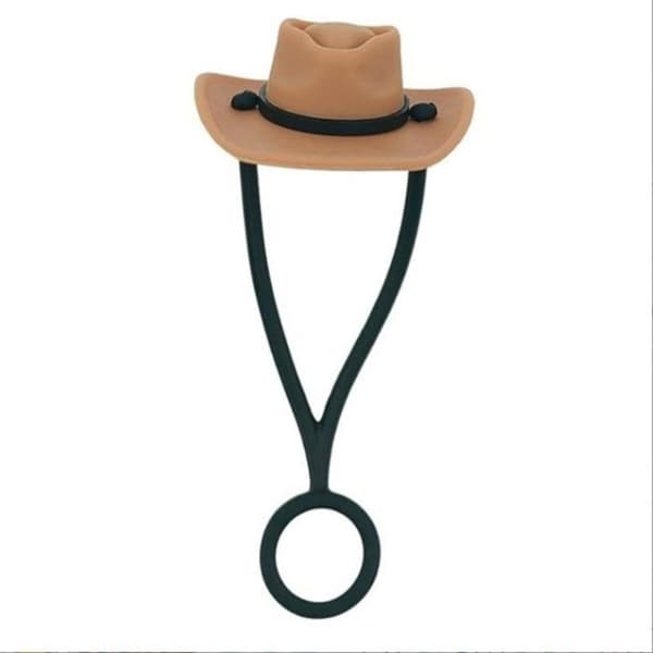 Pakke med 8 - Stråhætter til cowboyhatte - Støvhætter - 10 mm - Assorterede farver