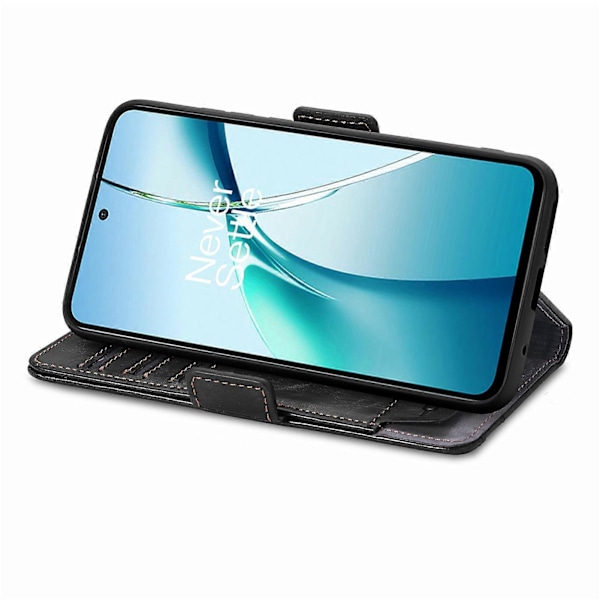 För Xiaomi Redmi Note 14 5G Fodral Ställ Plånbok Splitsad PU Läder Omslag[HK] Black
