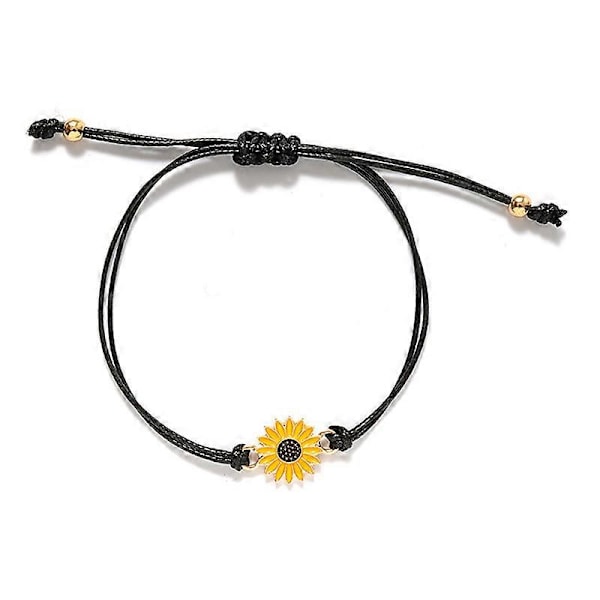 2 st Mode Solros Önskearmband Justerbart Flätat Armband Sommar Alloy[HK]