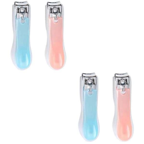 Nagelklippare i kolstål, set med 4 delar för nagelvård [YJD]