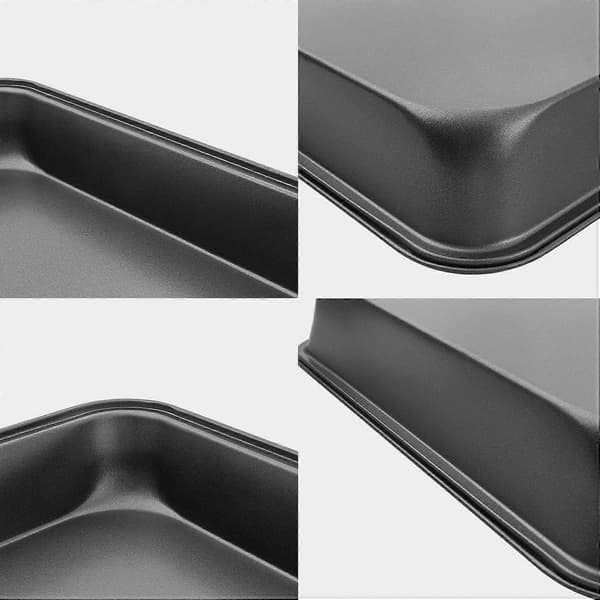 Nem at rengøre nonstick rustfri stålpande, solid robust konstruktion til små ovne, sund rustfri stålkerne og jævn bagning, multifunktionel