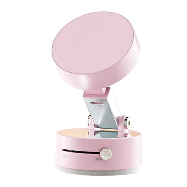 Magnetisk biltelefonhållare med sugkopp, multifunktionell universell telefonhållare för alla telefoner [HK] Pink