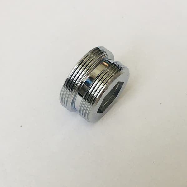 3-delt M24x5mm til M22x5mm utvendig gjenge vannrenser og adapterkobling[YJD]