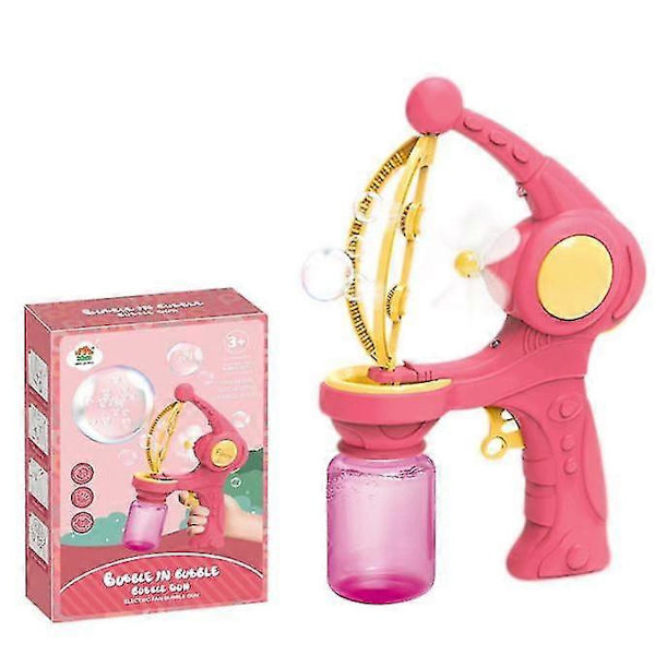 Automatisk Bubbelpistol Bubbelblåsare Utan Bubblor[YJD] red