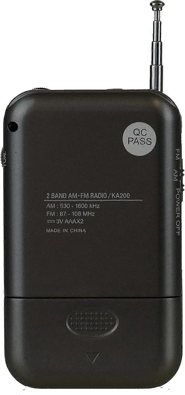 Kaito KA200S taskuradio AM/FM, harmaa[YJD]