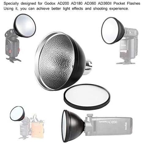 Godox AD200 Pro Flexibel Reflektor och Diffusor för Softbox-lampor[YJD]